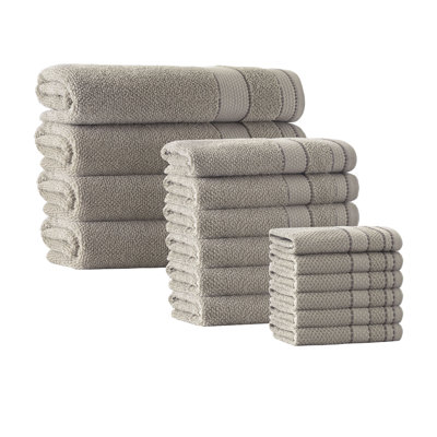 Kahmel 16 Piece Turkish Cotton Towel Set