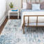 Tapis bleu / gris Sumiko-159703891