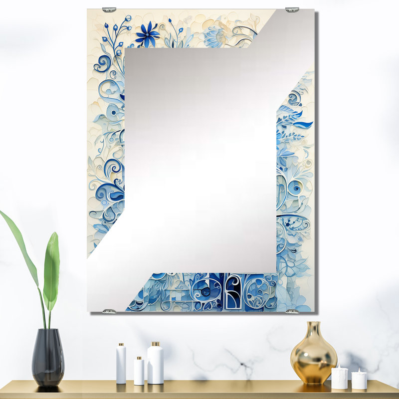 Mcgonagle - Miroir mural abstrait Botanicals MIR136345, 40 po x 30 po