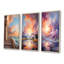 Echoes of Magical Fermament - ensemble de 3 impressions sur toile ciel-1646241528-1646241533