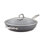 Accolade Forged Hard Anodized Nonstick Induction Deep Frying Pan / Skillet With Lid, 12 Inch, Moonstone