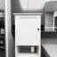Armoire de tri à linge blanche