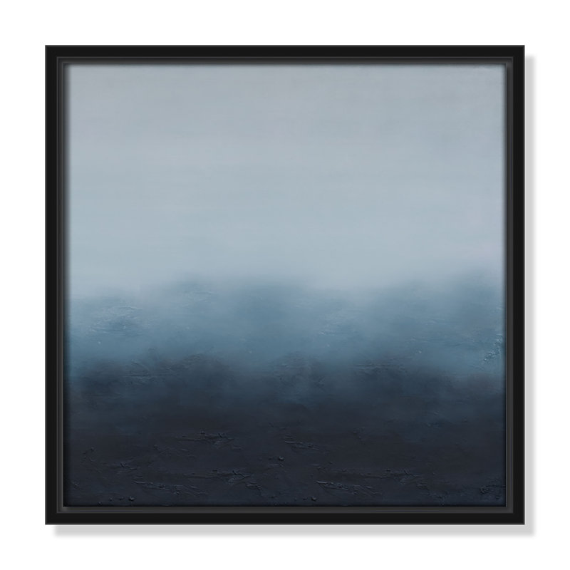 «Elemental III Square Version Print» par S.H. Khân, Noir, H 13,5 po x l 13,5 po