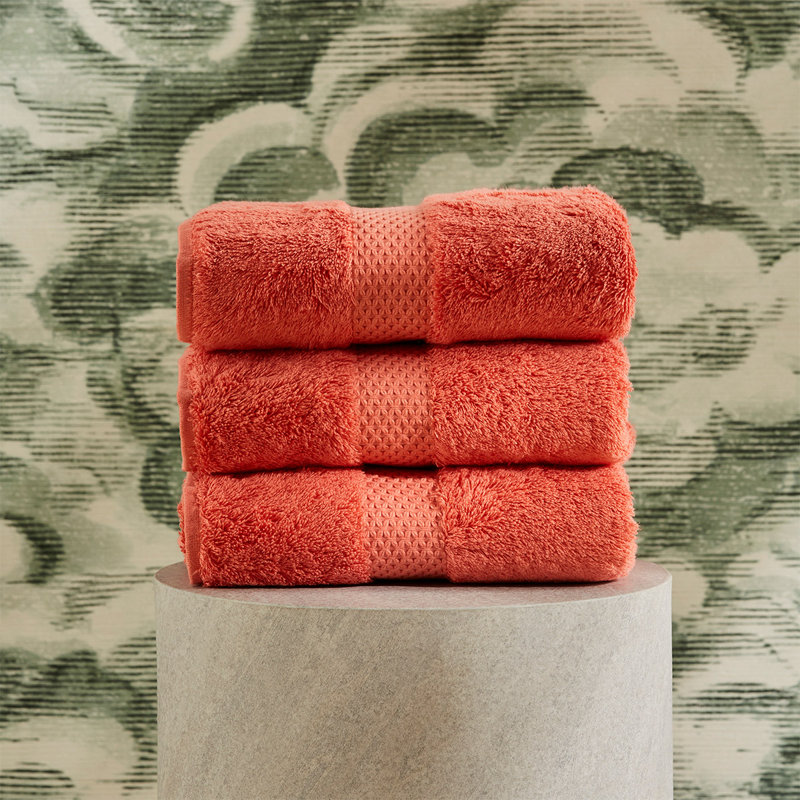 Etoile Washcloth Set, Corallin