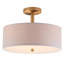 Clara 3-Light 40.64cm Semi Flush Mount