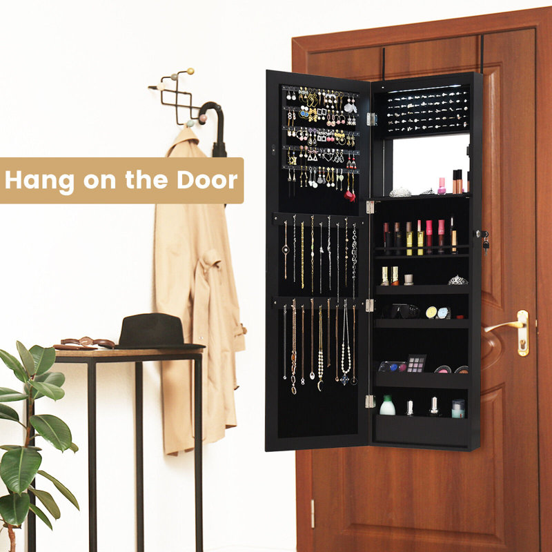 Jewelry Armoire, Black