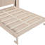 Lit escamotable Glissade avec éclairage DEL et cadre en bois