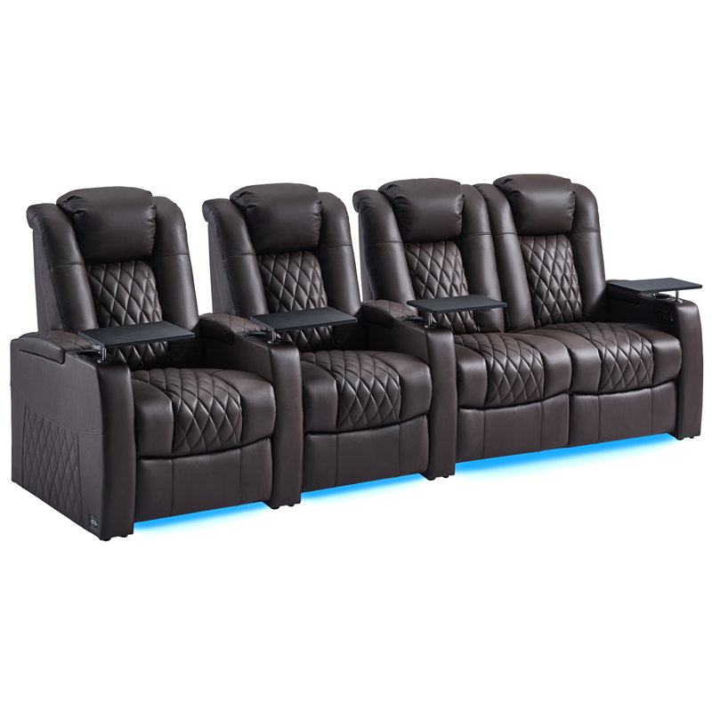 Fauteuil de cinéma inclinable Power Zero Gravity, Brun
