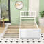 Lit plateforme simple en bois avec lit gigogne simple et lattes-510067996