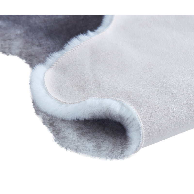 Tapis gris/blanc Okabena