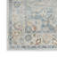 Tapis oriental bleu en polyester lavable à la machine Marqies-397601066