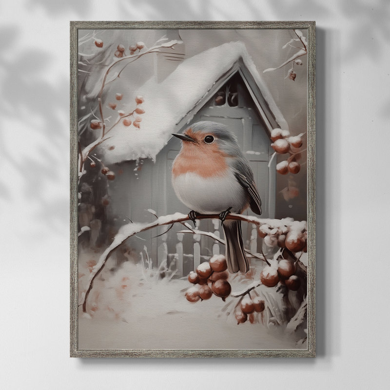Art des Fêtes de Noël - série 2-CDxxii, reproduction encadrée - bois massif, H 11 po x l 9 po