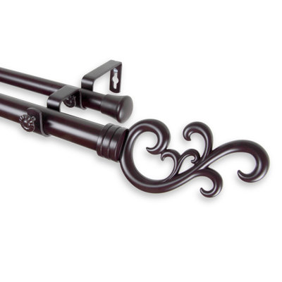 Mcfarren Adjustable Double Curtain Rod