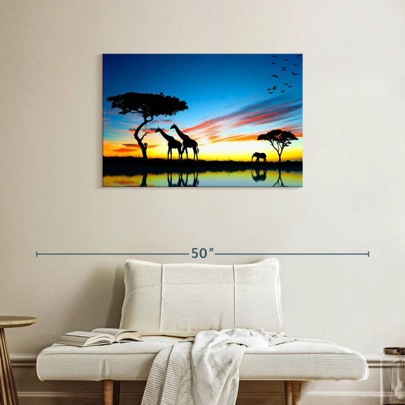Safari africain Brampt, H 24 po x l 36 po