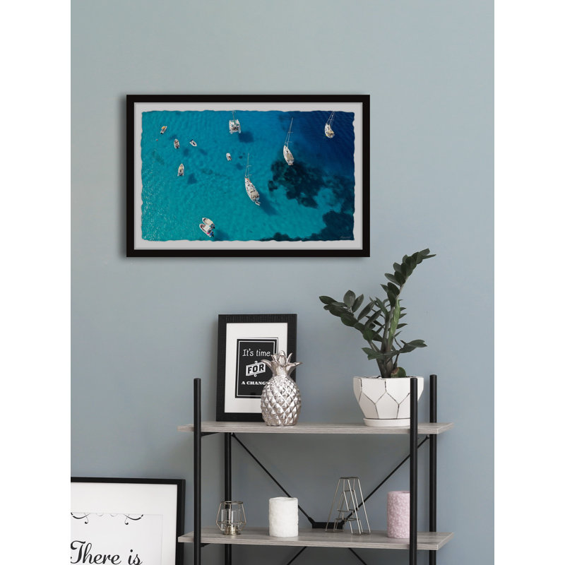 Anchor Drops by Marmont Hill - Single Picture Frame Print, 41cm H x 61cm W