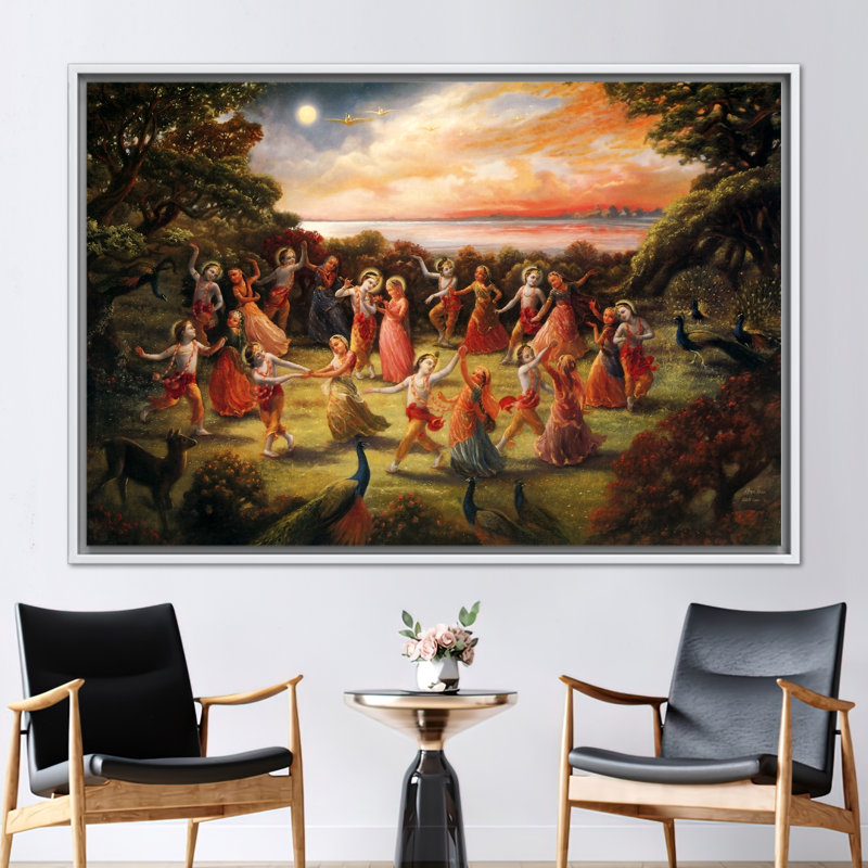 Print on Canvas, White, Framed Print without Mat, 20 cm H x 30 cm W