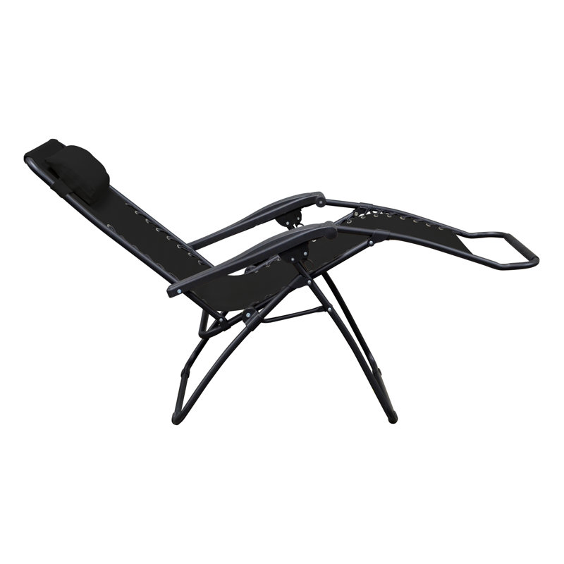Fauteuil inclinable / pliable zéro gravité Pinedale, Noir