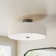 Flaire Linen Blend Semi Flush Mount