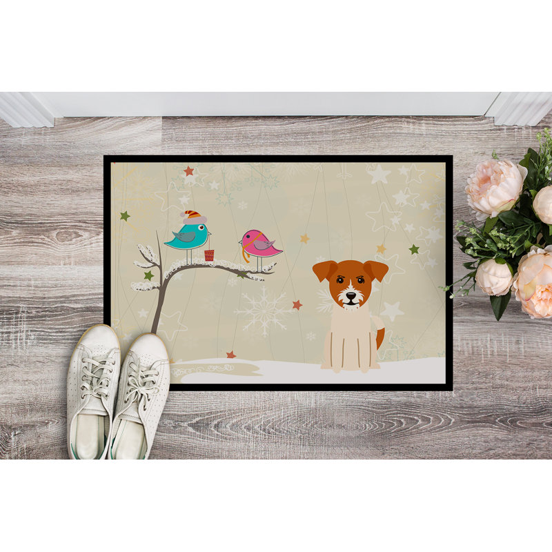 Tapis d'extérieur antidérapant Jack Russell Terrier Humboldt, Rectangle 2 pi x 3 pi