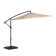 Beeram 120'' Round Cantilever Umbrella with Weighted Base