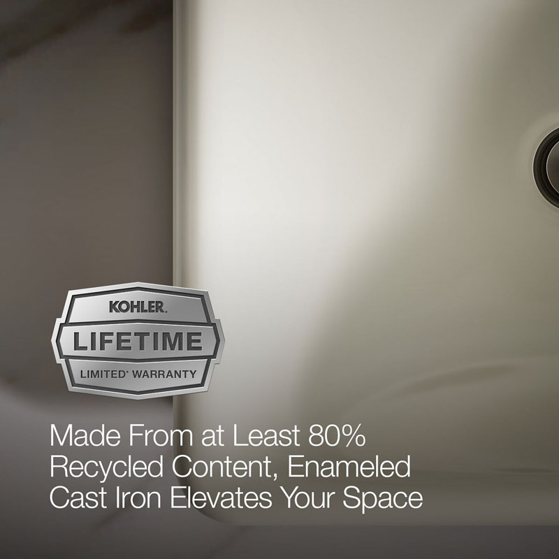 Iron Plains Metal Rectangular Vessel Bathroom Sink with Overflow, Biscuit