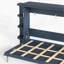 Grand lit plateforme escamotable avec tablette, armoires latérales et tiroirs; Ensemble de lattes, pour le bureau à domicile et l'efficacité de l'espace-626160107-626160108
