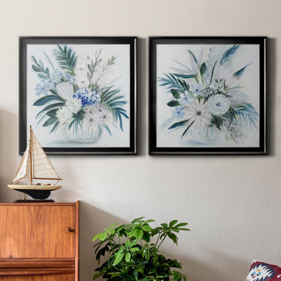 " Blue Tropicana I " 2 - Pieces Painting Print