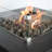 Abigale Square Propane Fire Pit Table-856668091