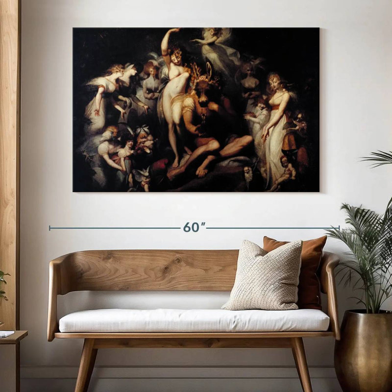 Titania And Bottom, 34" H x 51" W