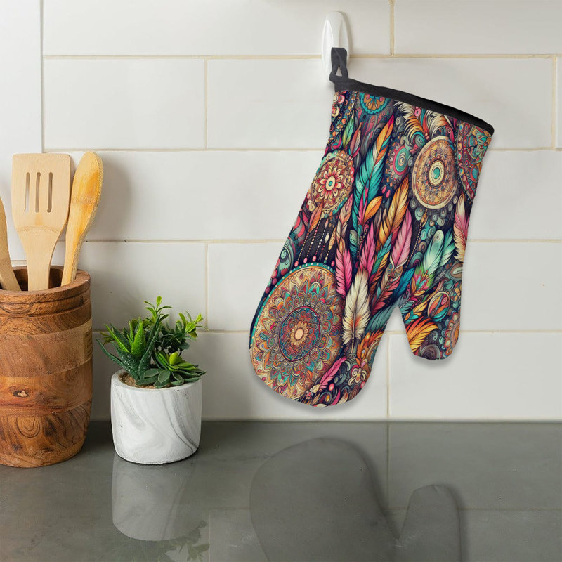 Couvre-lit en coton Hippie Boho Groove