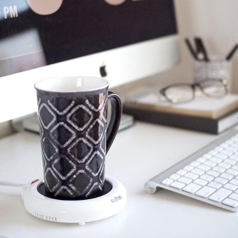 Salton Mug, Candle, and Sauce Warmer, White