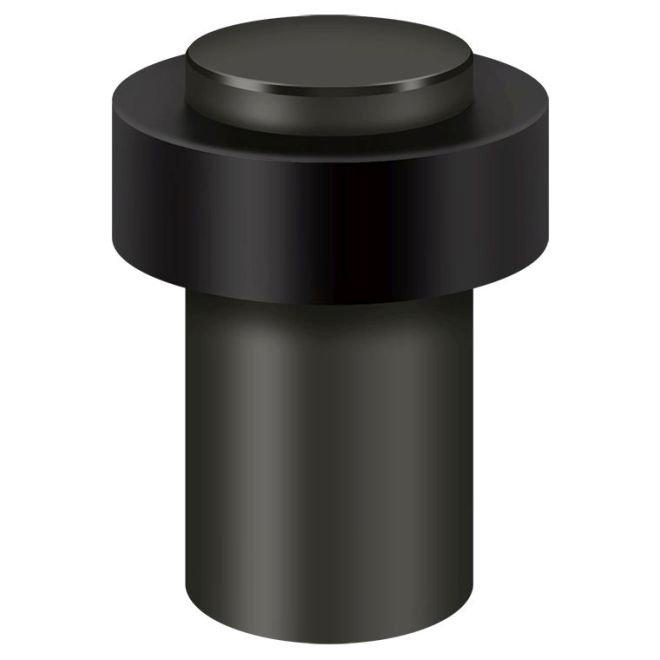 Round Universal Floor Mount Stop, Oil Rubbed Bronze