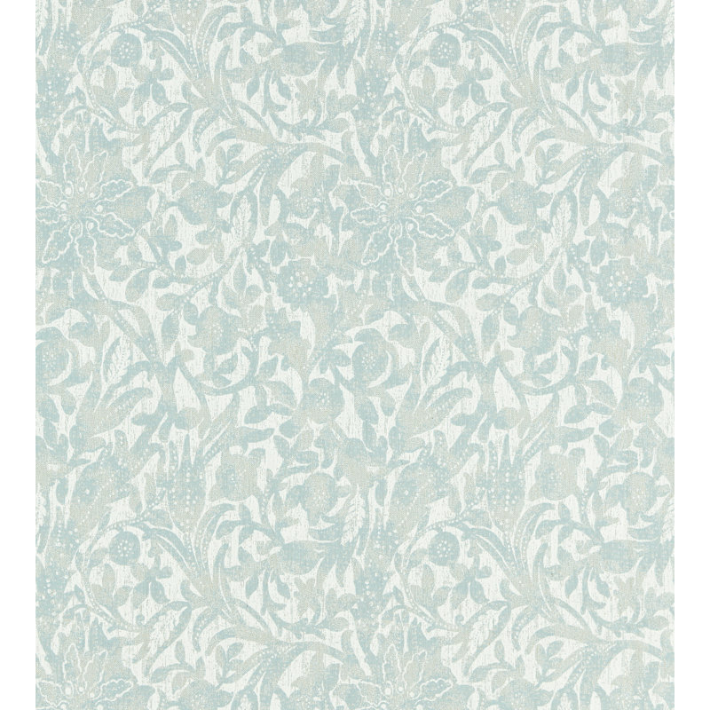 Isola Bali Floral Fabric, Surf