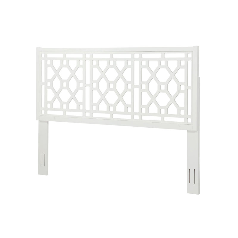 Tabor Chippendale White Headboard - King
