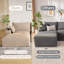 Canapé modulaire surdimensionné en velours côtelé avec méridienne profonde Adame Adame-768486094-768486093