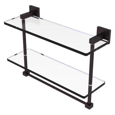 Haranu 2 Piece Tiered Shelf with Towel Bar