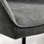 Eubanks Luxury Fabric Upholstered Dining Chair with Chrome Metal Legs - Modern Home-855081608-855081606