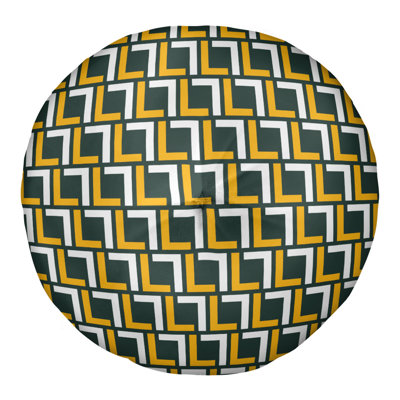 Geometric Reversible Throw Pillow