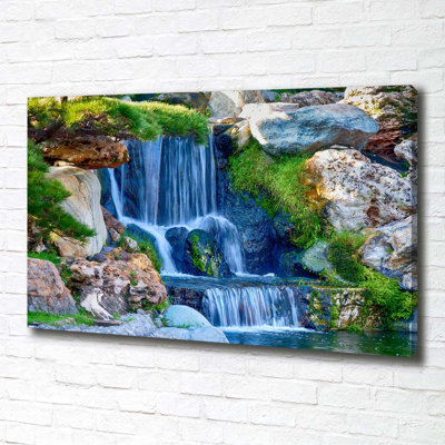 Waterfall - Wrapped Canvas Print