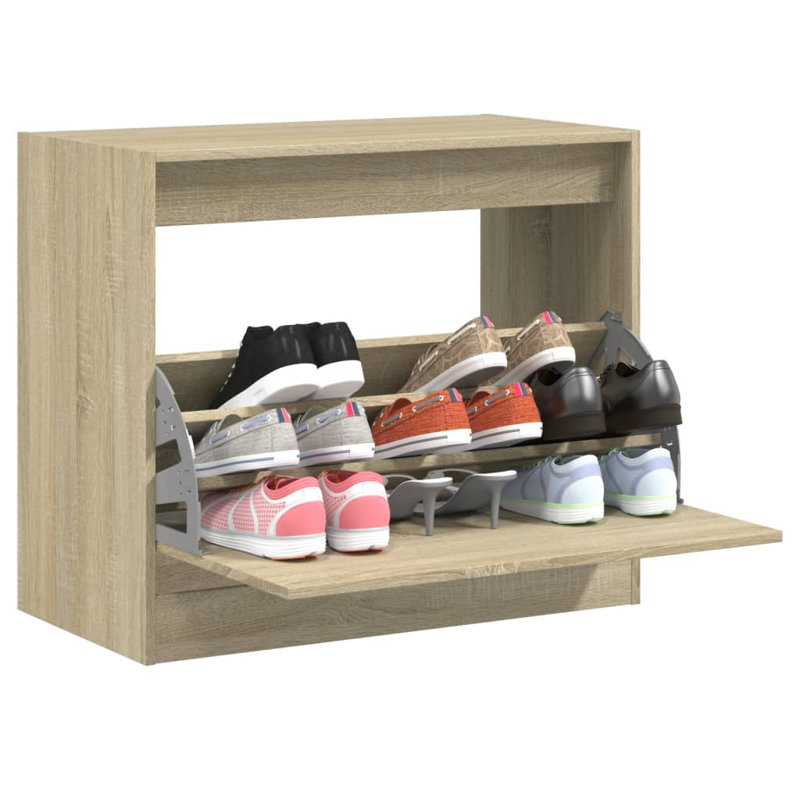 9 Pair Shoe Storage Cabinet, Sonoma Oak