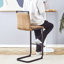 Tabouret de bar 42,5 po de hauteur en tissu brun - Confort et stabilité. Ensemble de 2