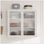 Armoire de rangement murale, verre trempé flûte-1247055856