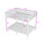 Metal Bunk Bed With Guardrails And Ladder-1625455001-1622333733