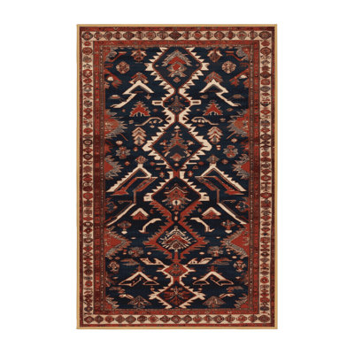 Machine Washable Persian Brown Area Rug