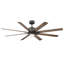 Renegade 8 - Blade Outdoor Integrated LED Smart Standard Ceiling Fan with Remote Control and Light Kit Included-48482673-48482676-48482678