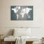 Ensemble de 3 pièces de carte du monde sur toile-1059603002