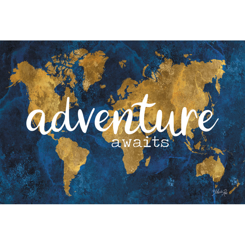 L'aventure vous attend 2883698, Non, Toile avec cadre flottant noir, H 8 po x l 12 po