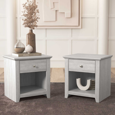 Tevrat 1 Drawer Nightstand by Wade Logan