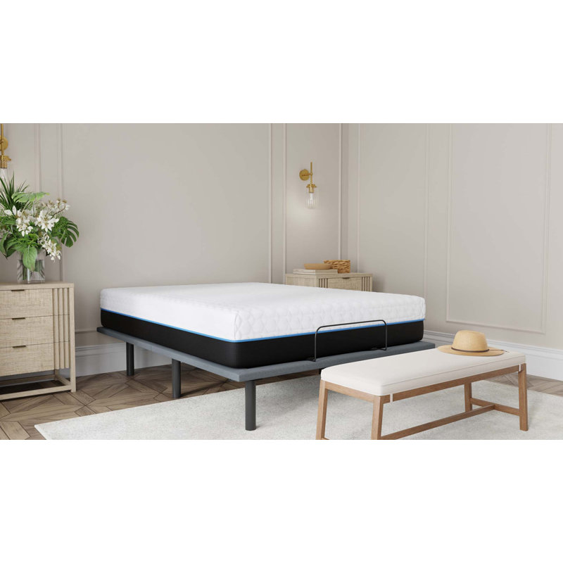 Matelas en mousse viscoélastique 12 "Copper Lux, Très grand lit