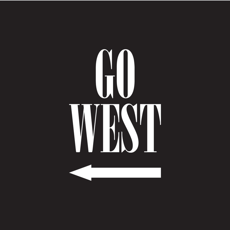 Asher Go West - Wrapped Canvas Print, 51cm H x 51cm W x 3.8cm D